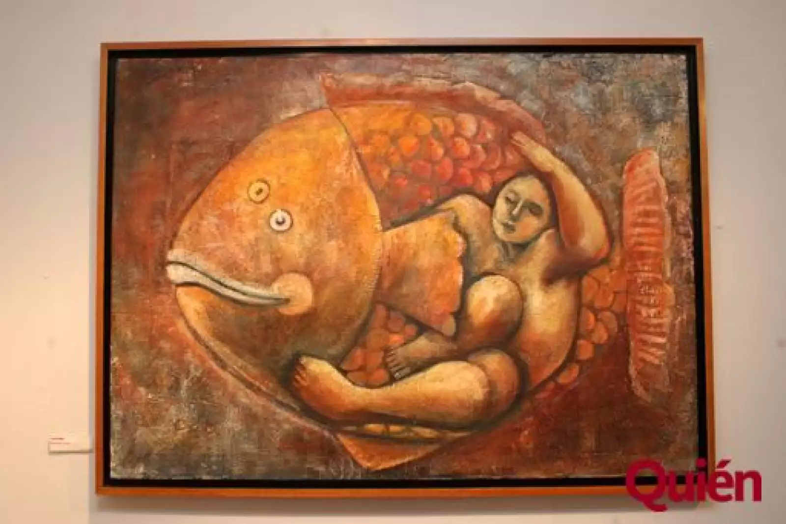 Cuadro "Jonás"   técnica mixta