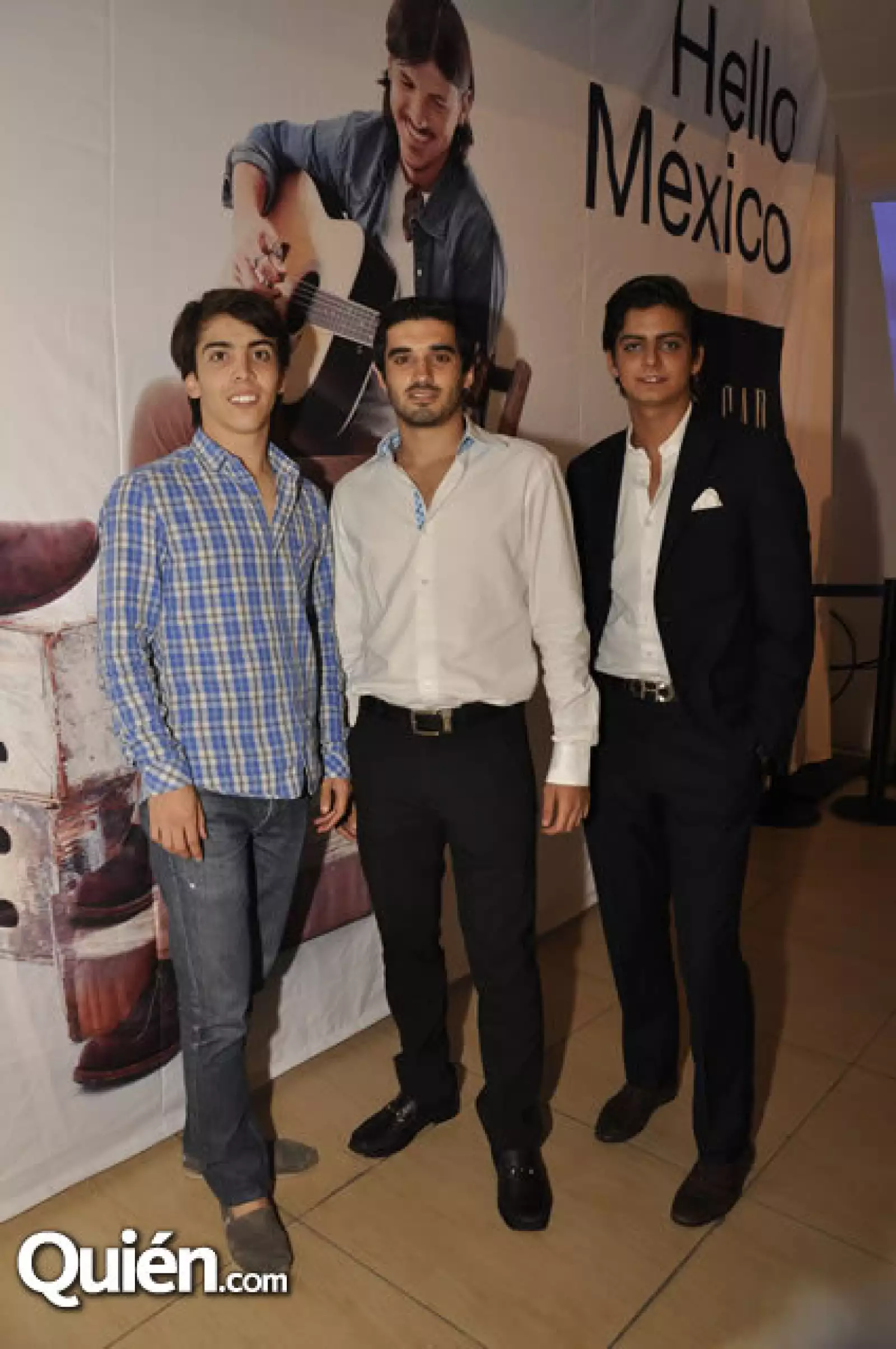 Santiago Sainz, Miguel Ramírez y Alfredo López