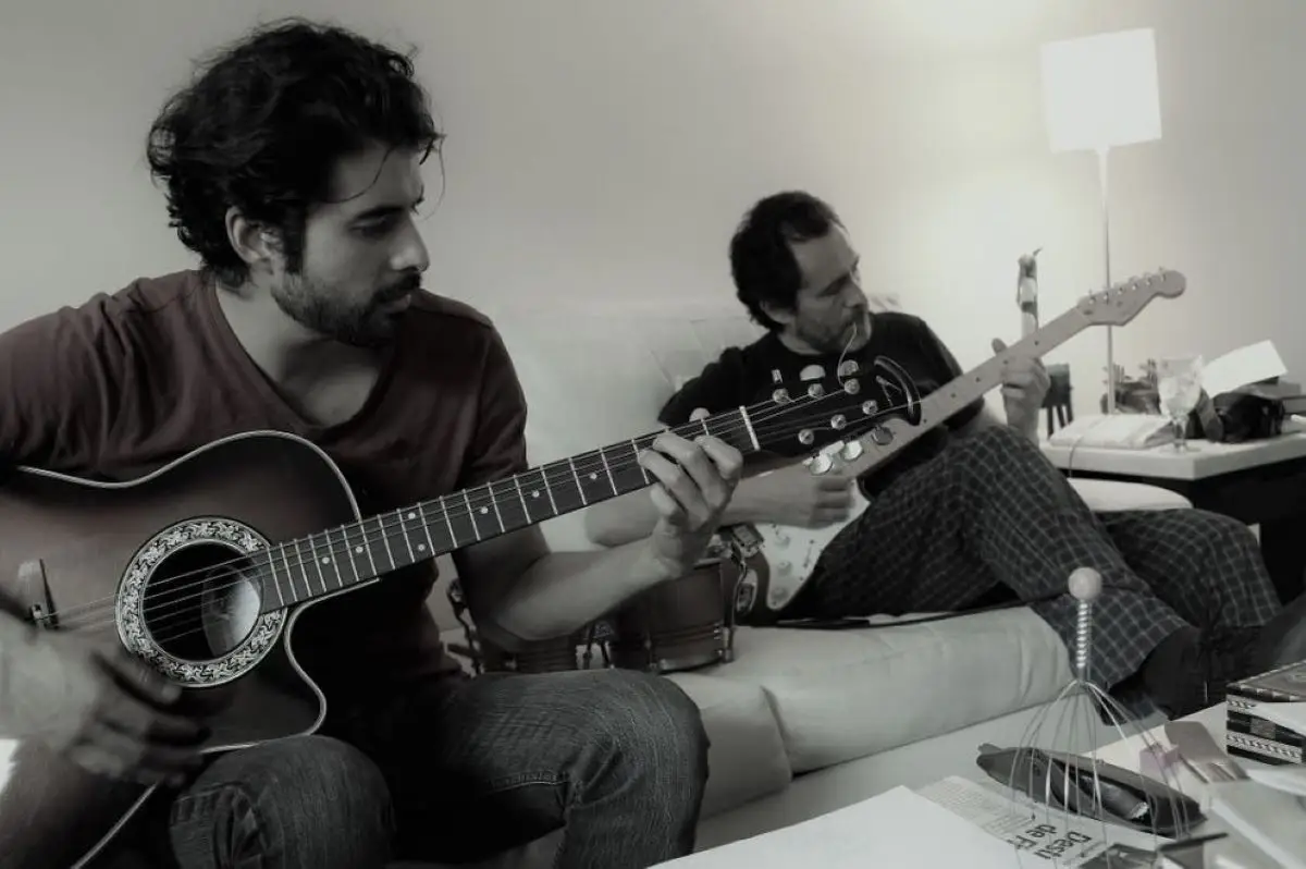José Ángel y Demian Bichir