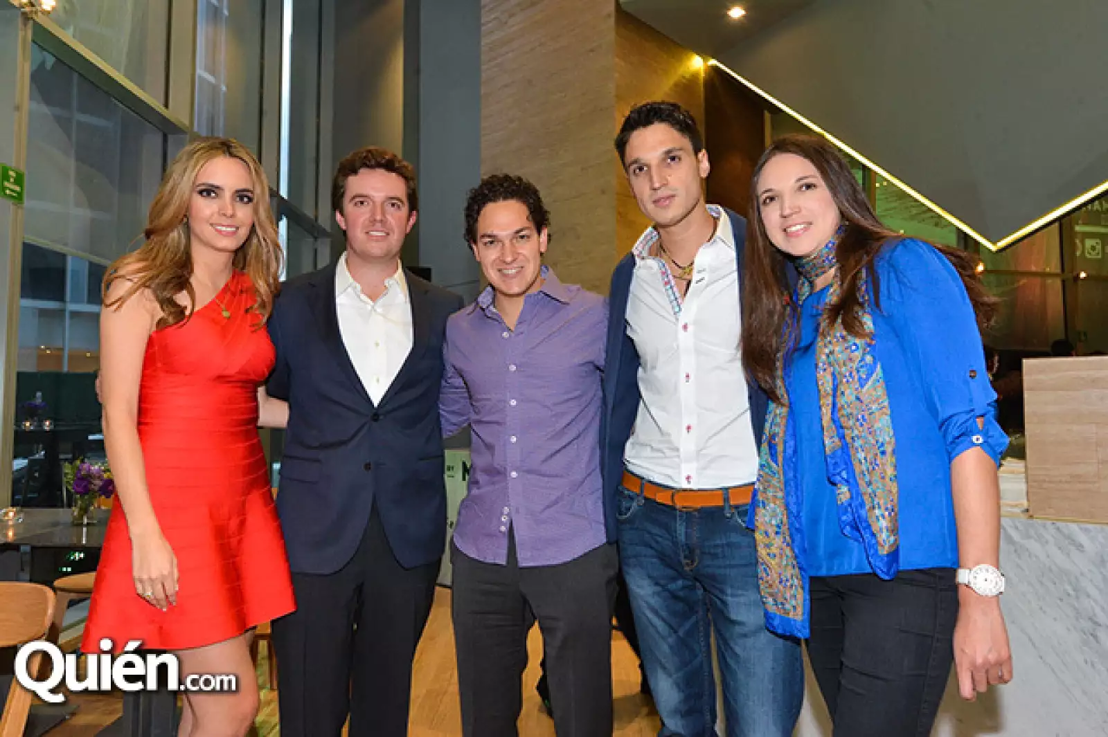 Alessandra Lancaster, Bruno Krieger, Andrés Lozoya, Alejandro Lozoya y Paola Lozoya