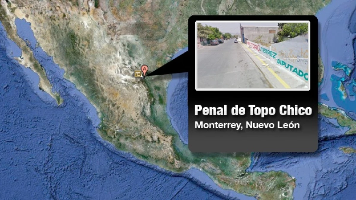 Mapa Topo Chico Monterrey