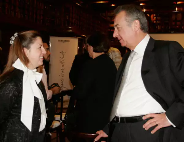 Alfredo Freyssinier Álvarez durante la entrega del Premio Elegancia de Longines.