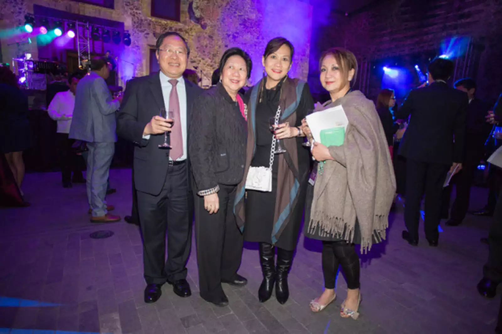 Lee Suan, Elizabeth Lee, Pauline Tan y Alice Gho