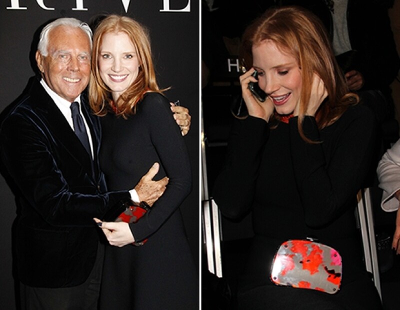 Jessica Chastain es la campeona de los cobros por asistir a un show de la Fashion Week.