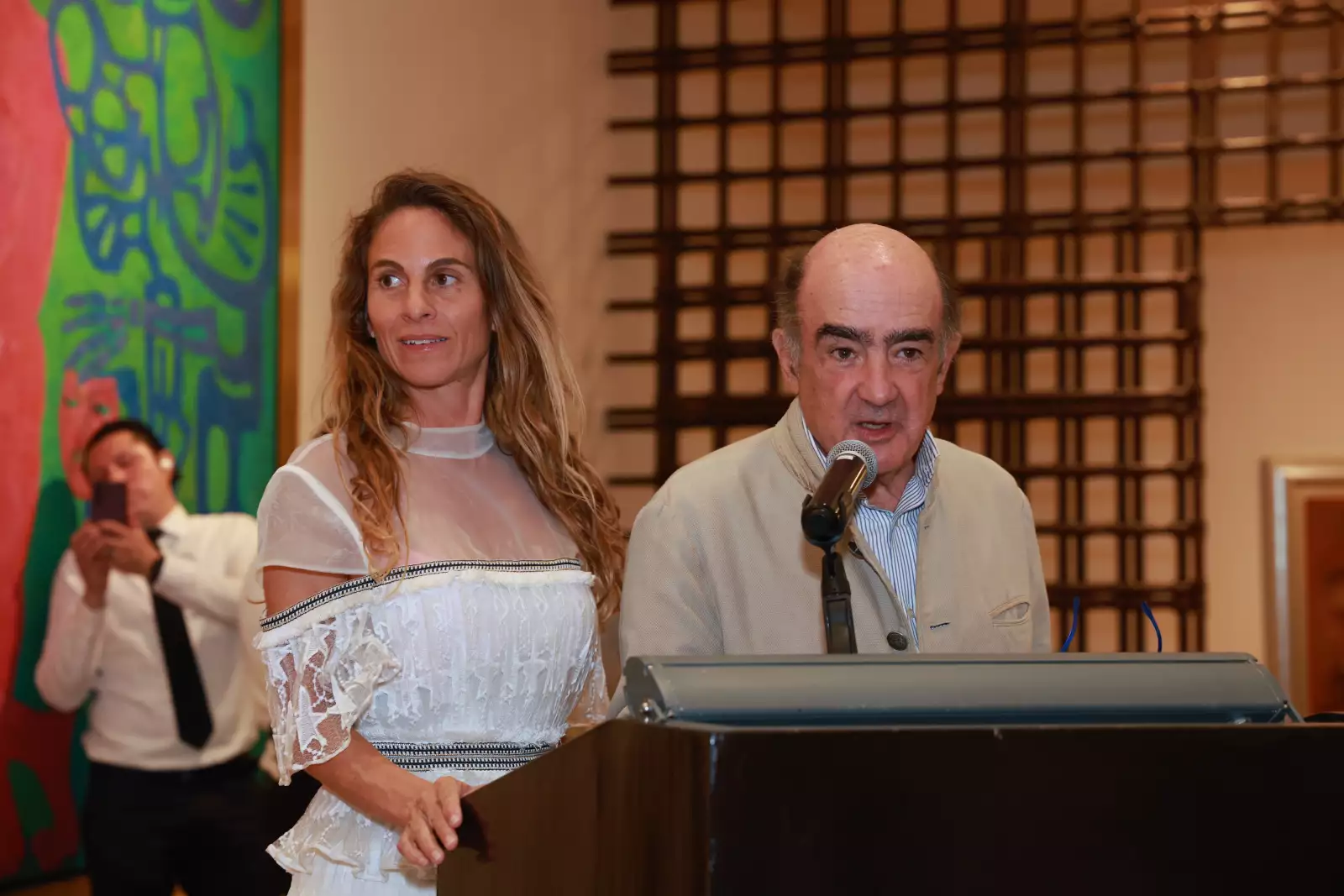 Bibiana Domit y Luis Téllez 