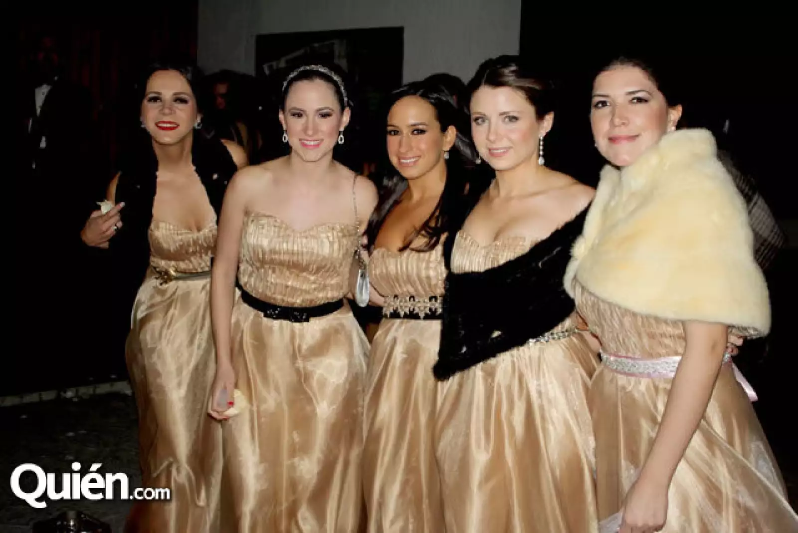 Andrea Cuevas, María Fernanda Navarro, Lucía Caballero, Lorena Zambrano e Isa Cartillo