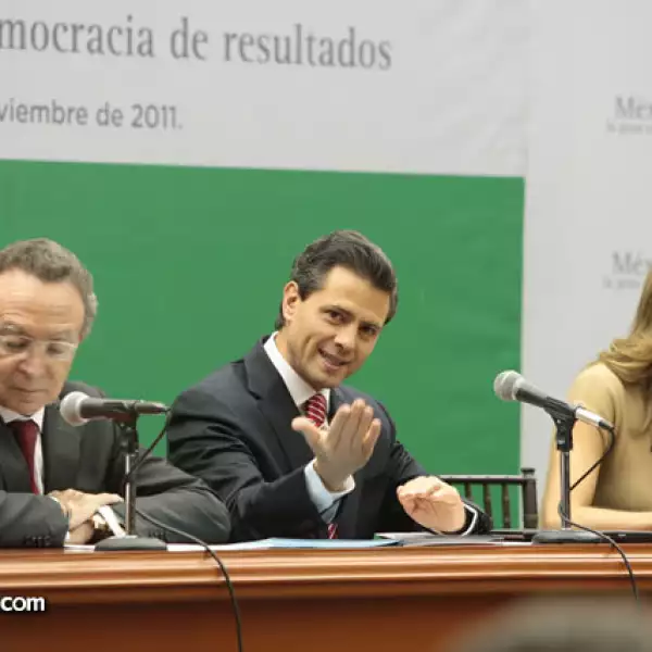 Guillermo Ortiz, Enrique Peña y Ana Paula Ordorica.