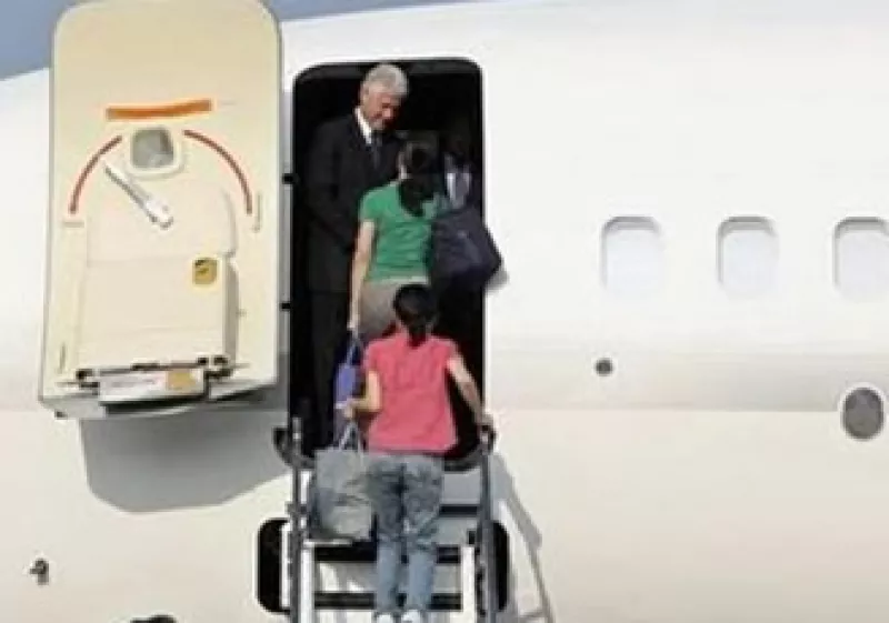 Bill Clinton hizo una visita relámpago a Corea del Norte. (Foto: Reuters)