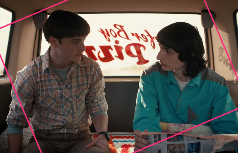 Will y Mike en Stranger Things 