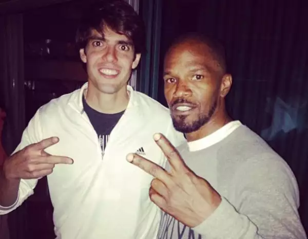 Kaká compartió su foto con el actor ganador del Oscar.