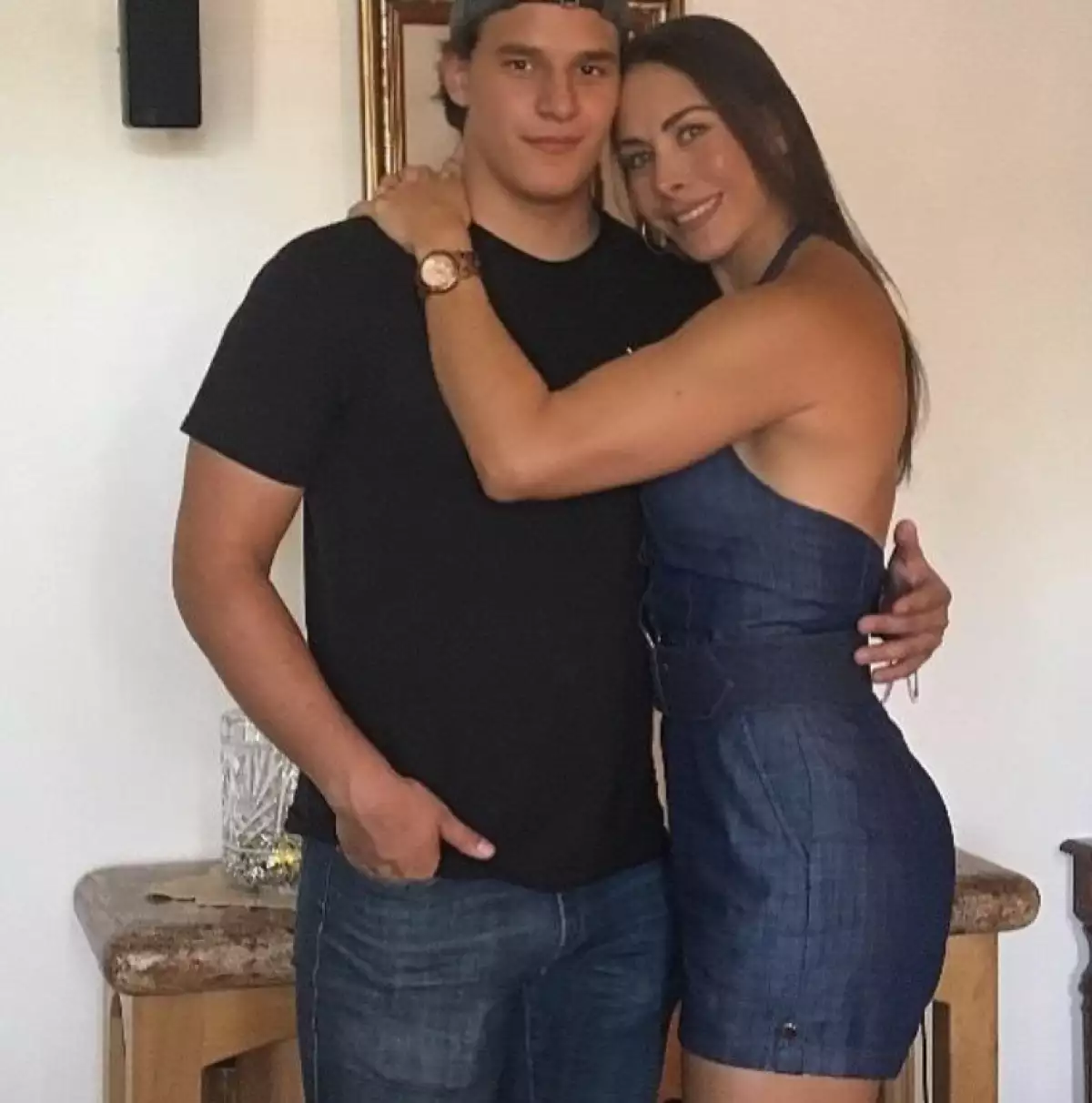 Vanessa Guzmán y su hijo José Eduardo