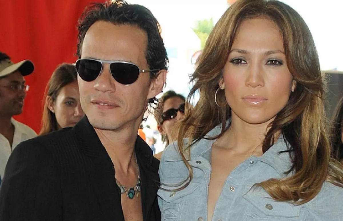 Jennifer Lopez y Marc Anthony.