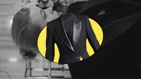 Siobhan apostó por un total look negro para a boda de Connor.