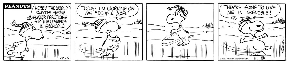 Charles Schulz y Snoopy