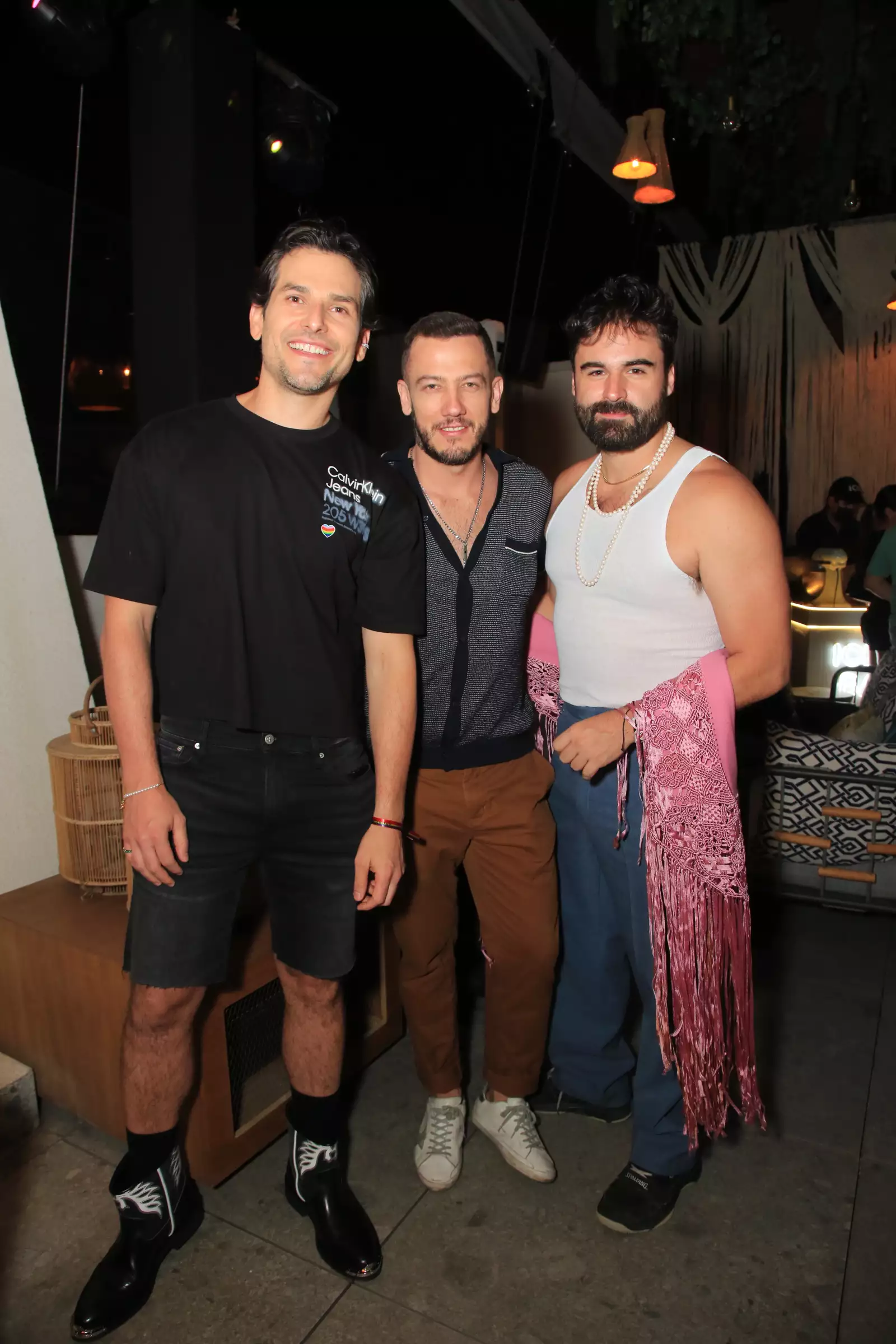 Alan Estrada , Luis González y Aldo Guerra 