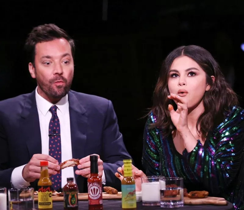 Jimmy Fallon y Selena Gomez