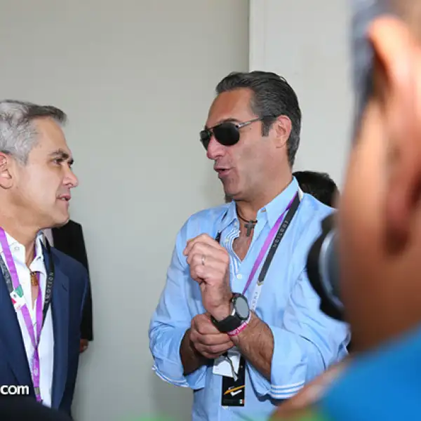 Miguel Ángel Mancera y Carlos Slim