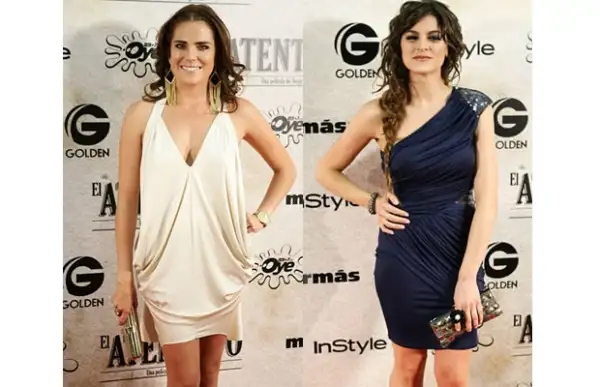 Karla Souza e Irene Azuela, quien fue vestida por InStyle.