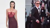 Emily Ratajkowski y Brad Pitt