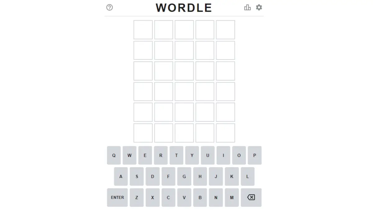 ¿Qué es Wordle? (captura de pantalla del juego)