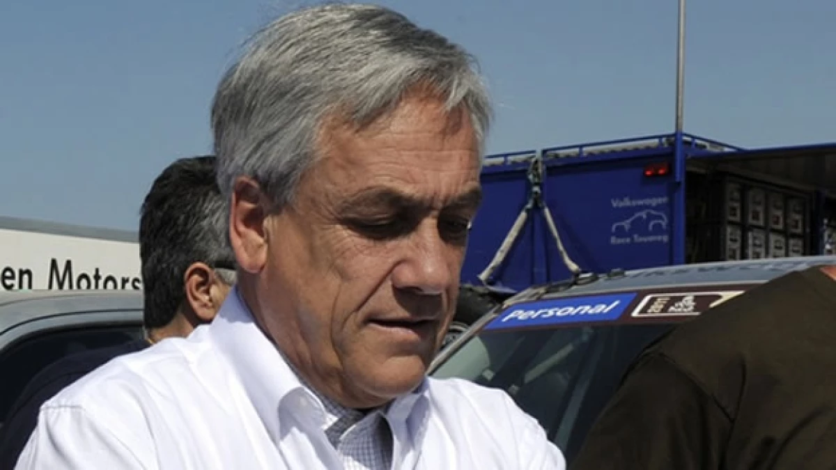 Sebastian Piñera visita el rally Dakar