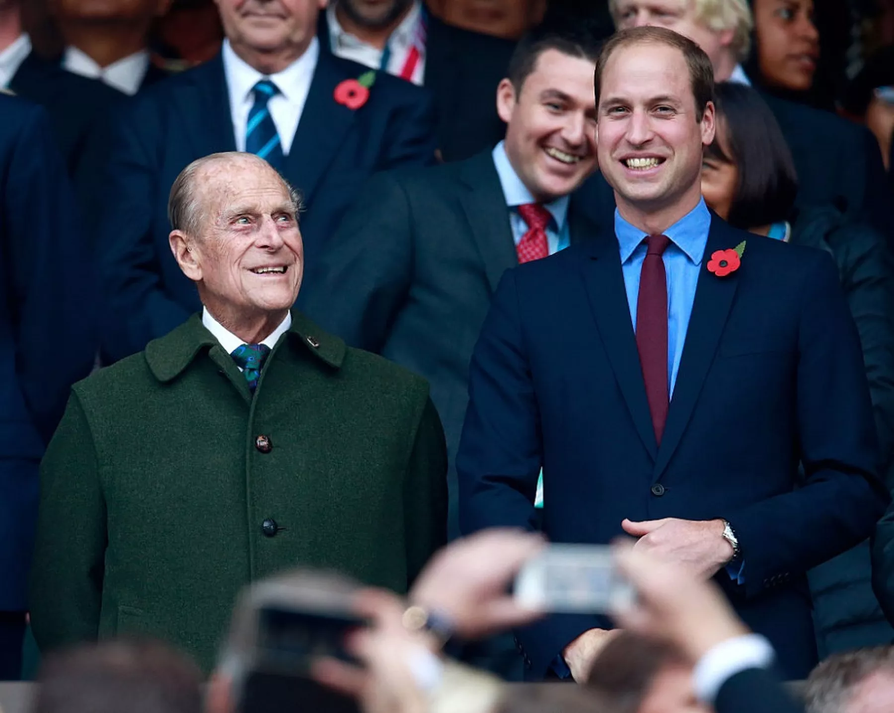 Duque de Edimburgo y el príncipe William