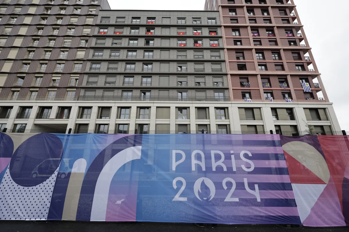 Vista de uno de los edificios de la Villa Olímpica 2024.