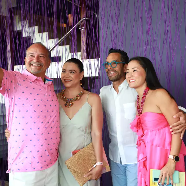 Germán  Hernández , Elizabet Zuasti, Julio César Arroyo y Yur