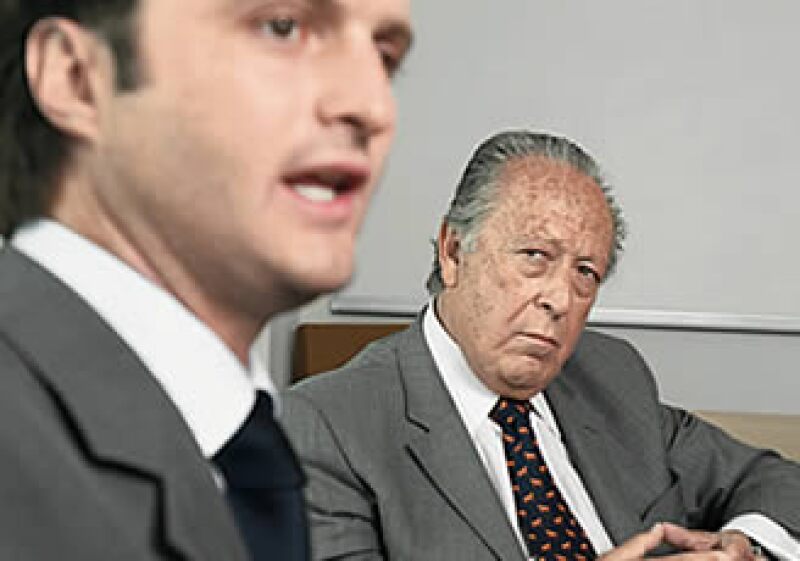 Luis Alberto Guerra (izq.) y José Madariaga Lomelín unen experiencias para conquistar a las empresas medianas a través de la firma Bulltick. (Foto: Alfredo Pelcastre/Monda Photo)