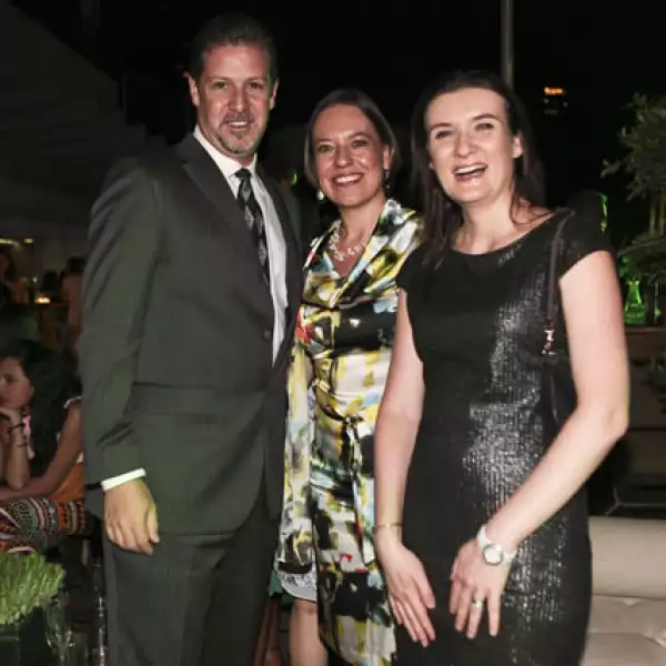 Juan Alanis, Dra. Lieb y Alice Marvillet.