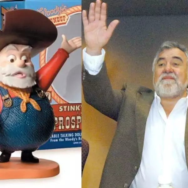 El ex jefe de gobierno del DF, Alejandro Encinas, y Stinky Pete, de Toy Story.