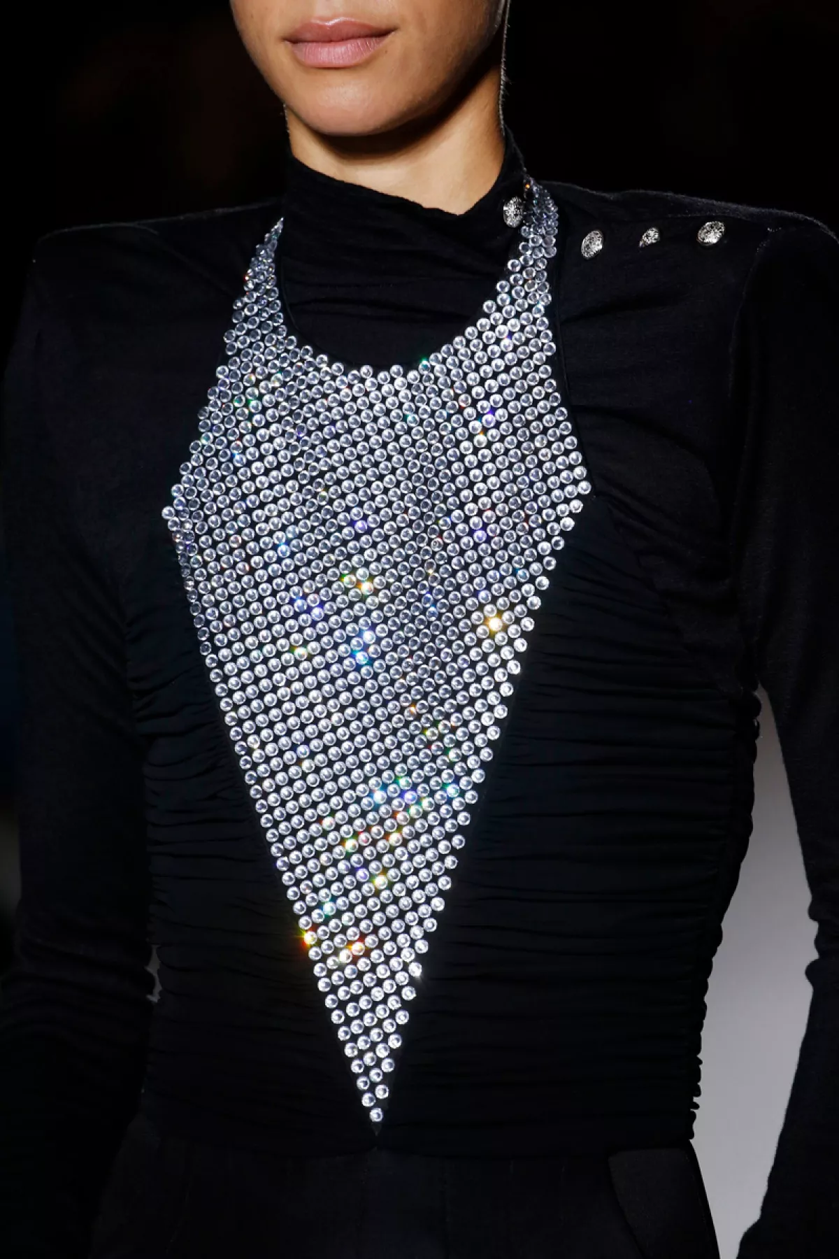 Balmain show, Detail, Fall Winter 2018, Paris Fashion Week, France - 02 Mar 2018