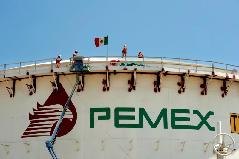 Pemex producción de crudo