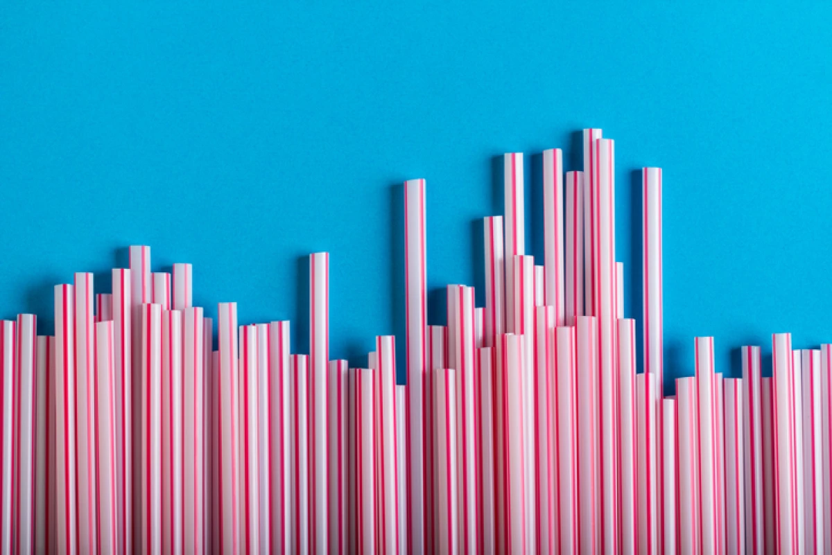 Cocktail Tubes blue art background