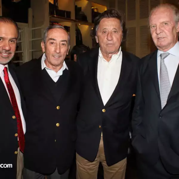 Hector Cabañas, Alfredo Solórzano, Enzo Simonetti y Samuel Solórzano