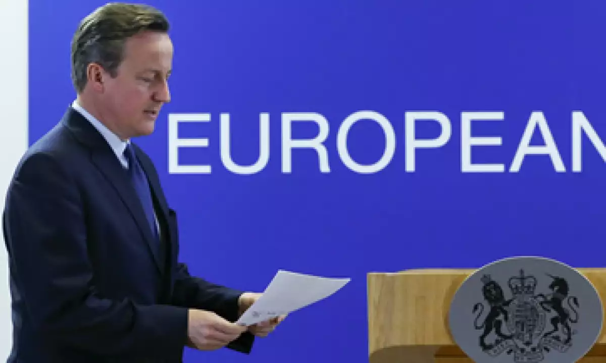 David Cameron prometió celebrar un referéndum para determinar si Gran Bretaña sale de la Unión Europea. (Foto: Reuters)