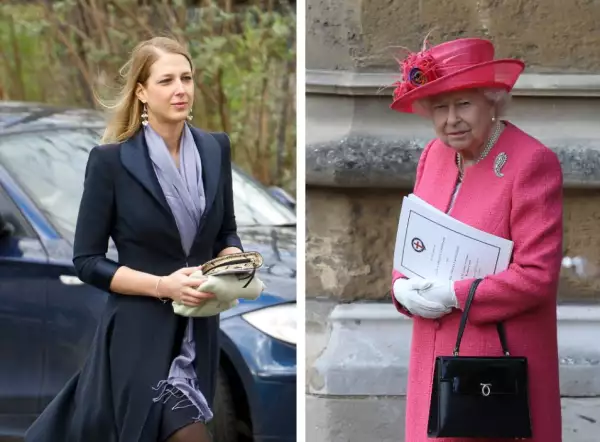 Lady Gabriella y la reina Isabel II