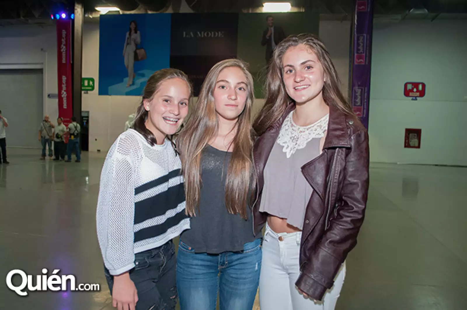Lorenza Vargas,Regina de León y Camila Vargas