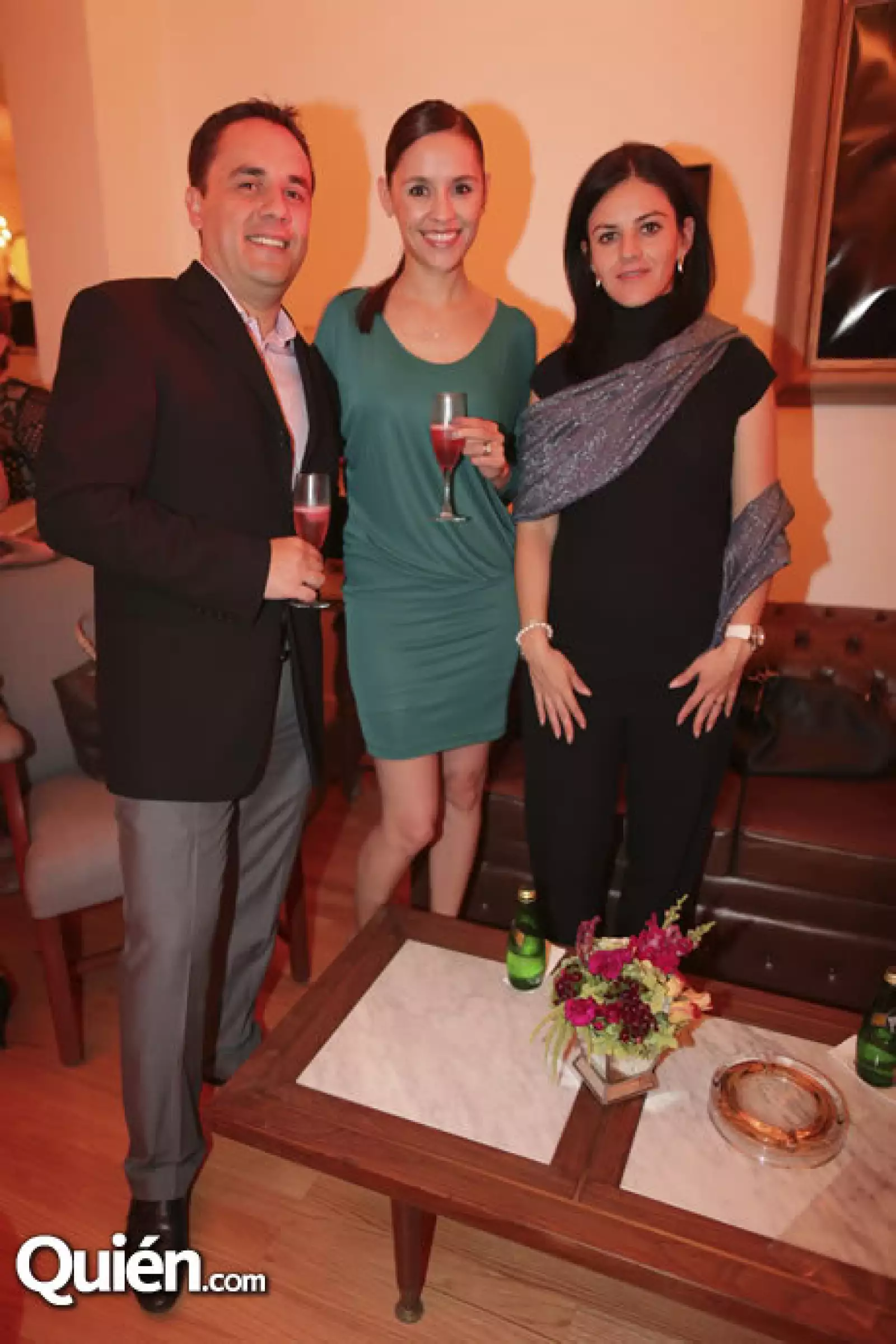 Ricardo Rodríguez, Linda Cuéllar y Karen Culebro