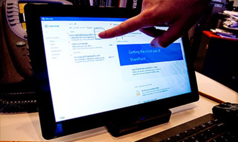 La capacidad táctil es lo más innovador del software, pero también su mayor problema. (Foto: Cortesía CNNMoney)