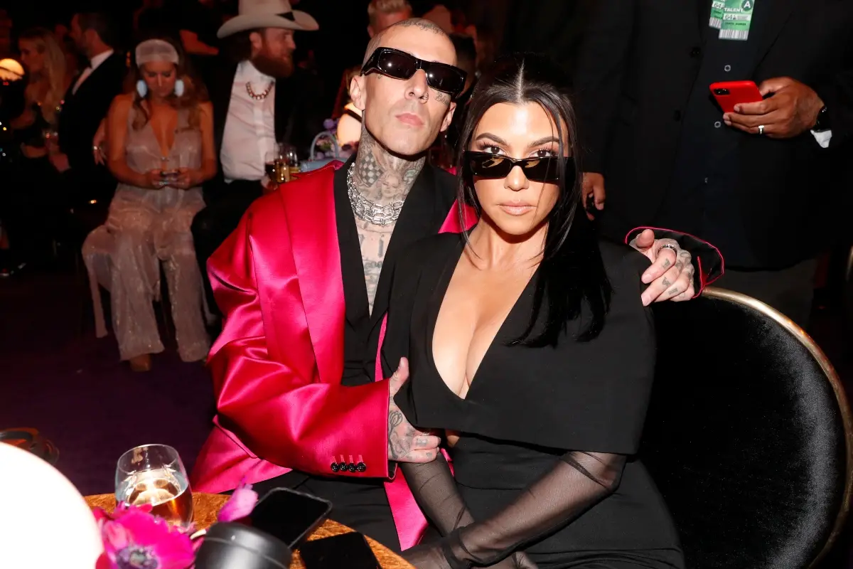 Kourtney Kardashian y Travis Barker 