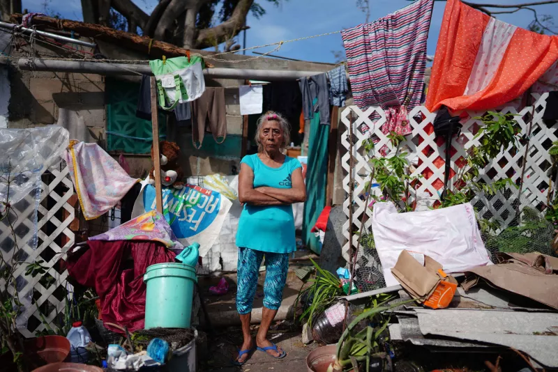 Aftermath of Hurricane Otis in Acapulco