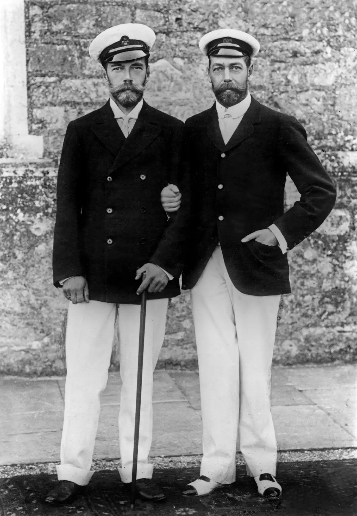 El zar Nicolás II y el rey Jorge V eran muy parecidos