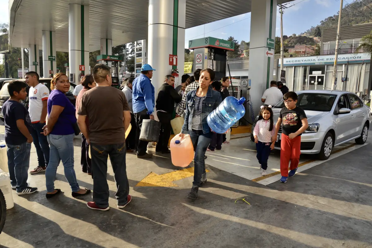 Abasto combustible Pemex