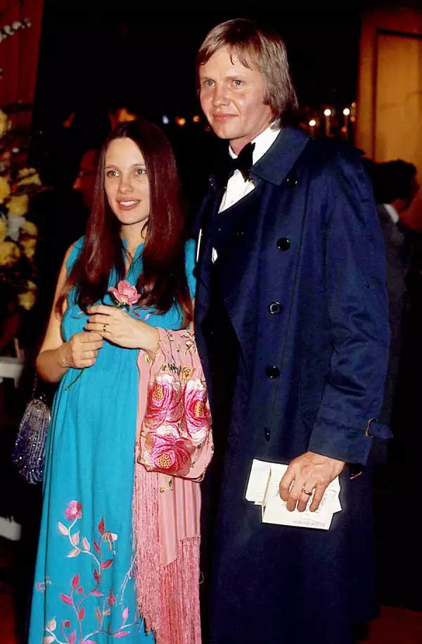 Marcheline Bertrand y Jon Voight