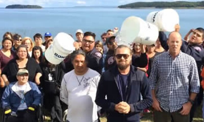 DiCaprio cumplió el reto en Alberta, Canadá. (Foto: Tomada de facebook.com/LeonardoDiCaprio)