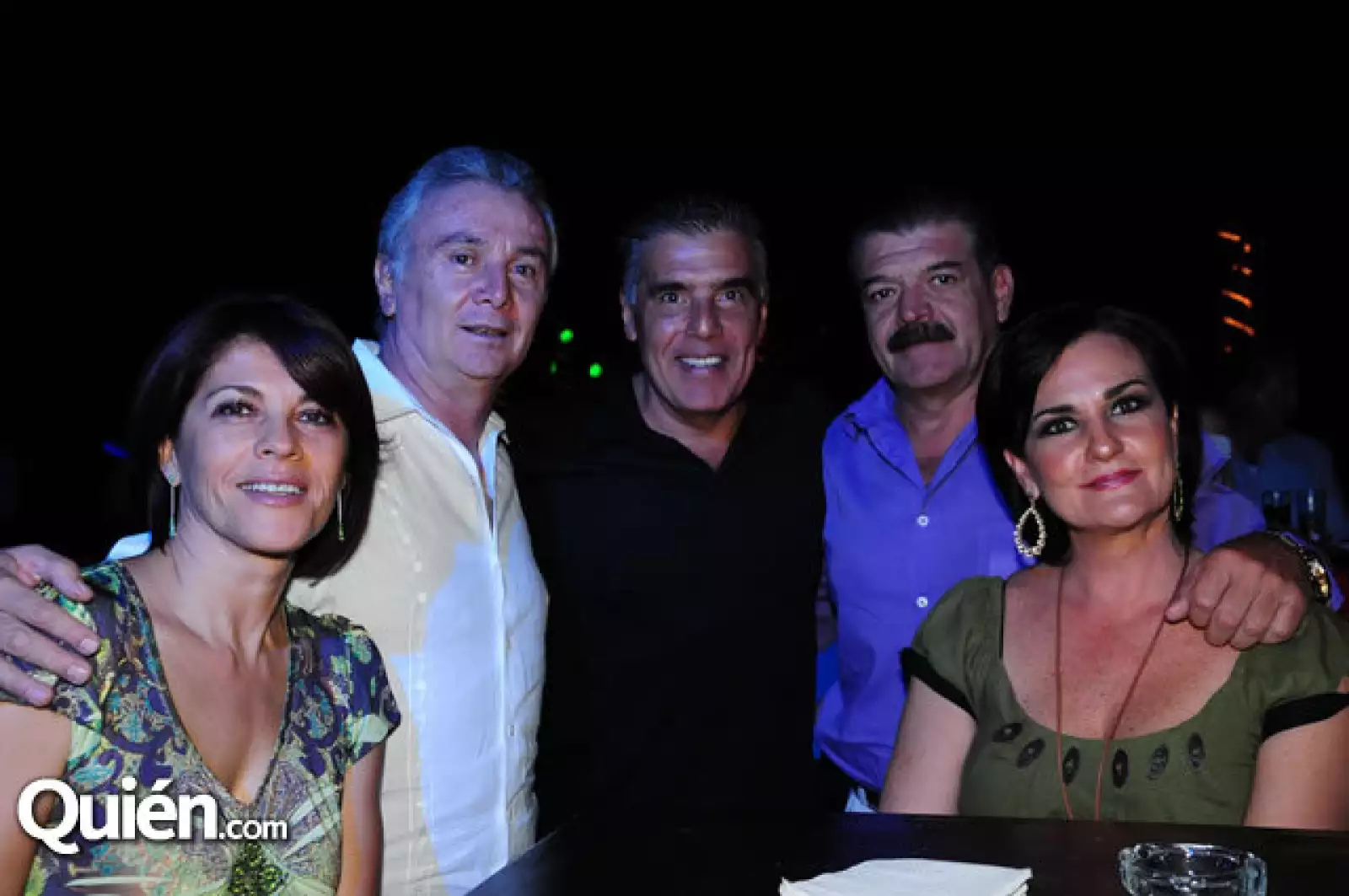 Angélica de García, Francisco García, Alfonso Martínez, Pepe del Toro y Teresa Morales