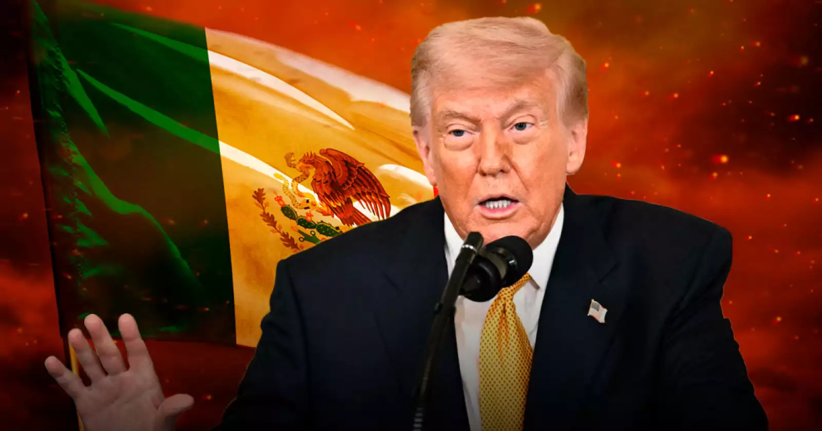 Trump amenaza con intervenir en México si no frena al narco