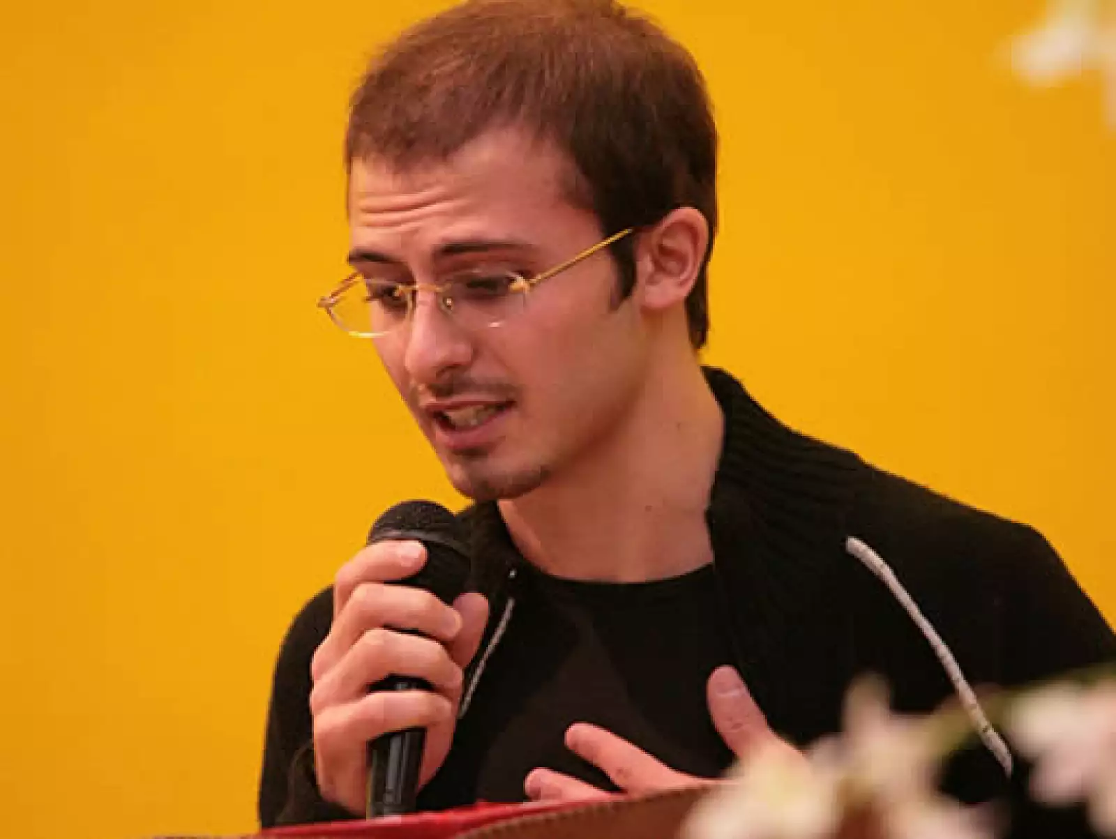 Durante la misa, Imanol Landeta leyó un mensaje de parte de Alfredo Harp y María Isabel Grañén Porrúa.