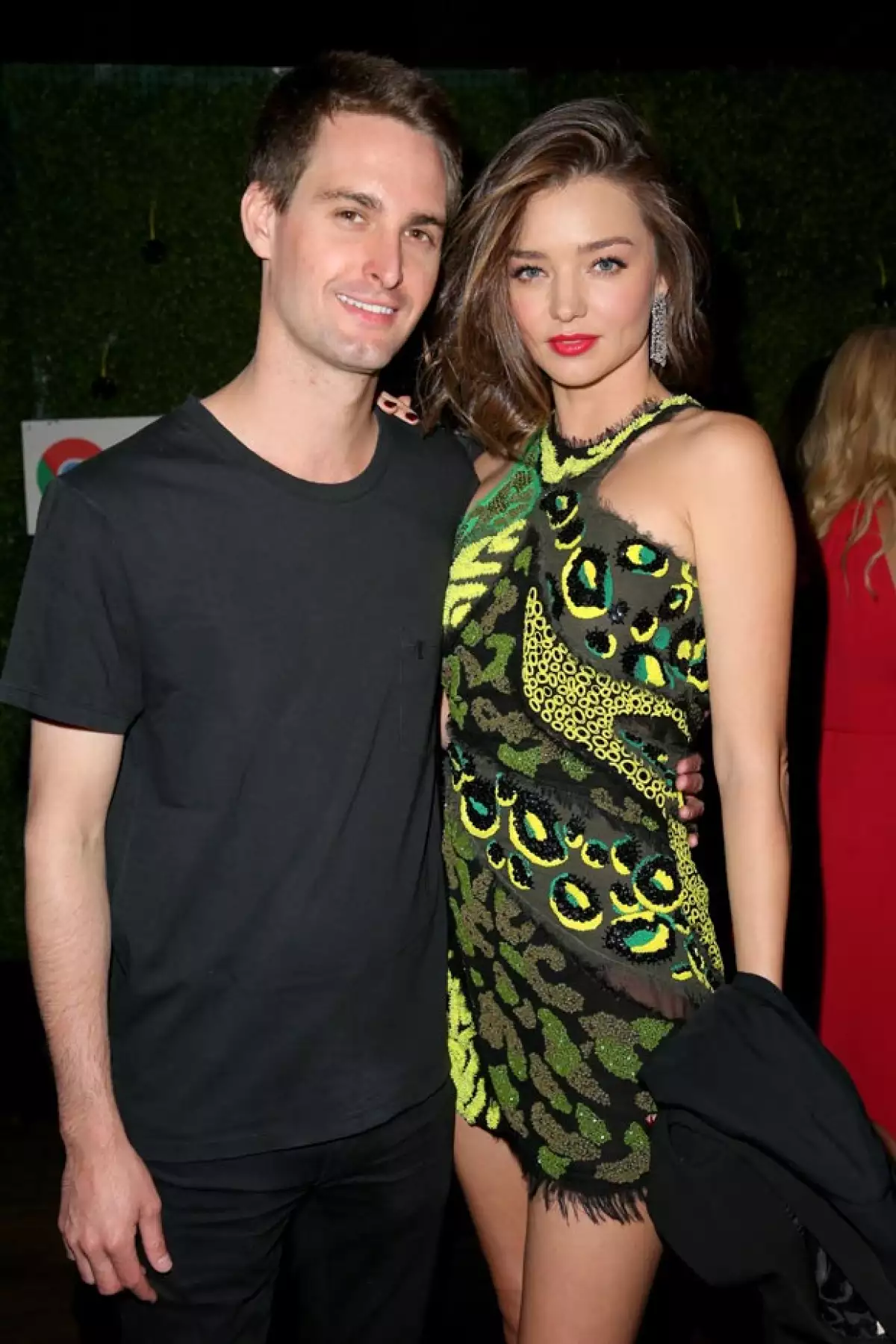 Miranda Kerr y Evan Spiegel llevan aproximadamente un año de relación.